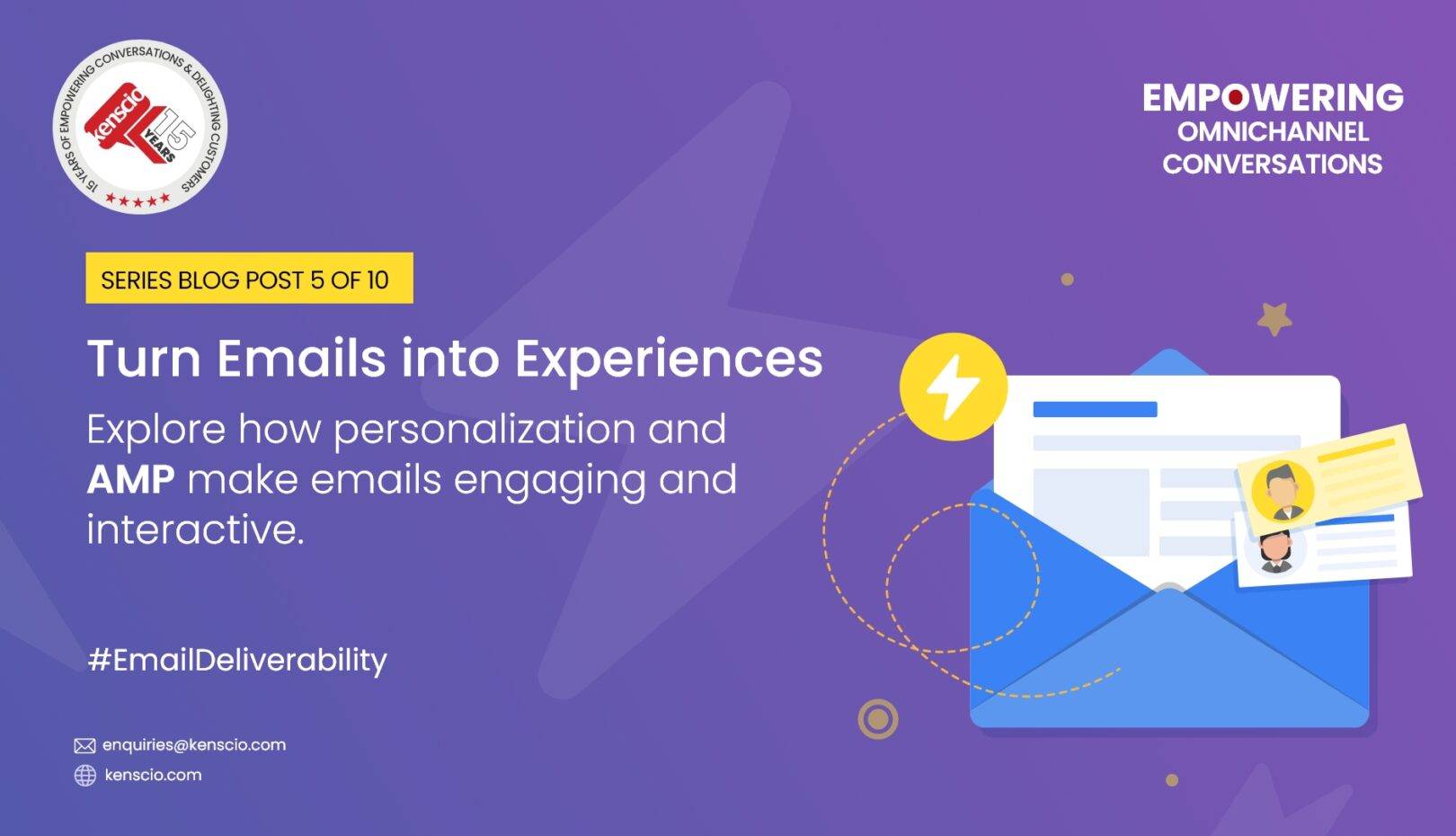 Learn how dynamic content and AMP create emails that stand out, engage, and convert