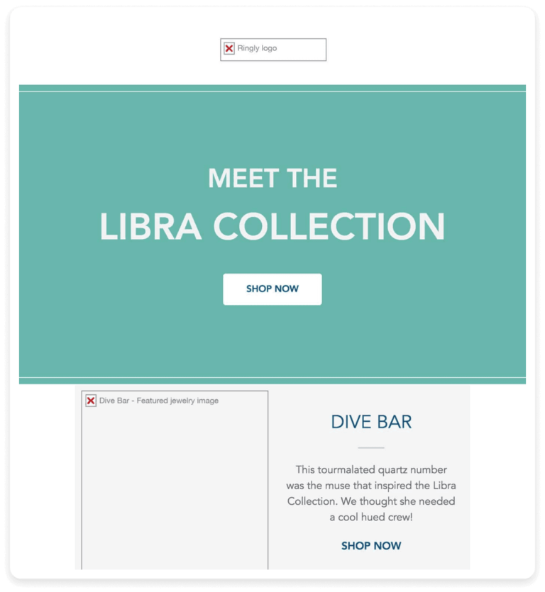 email Image display issues