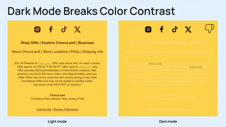 Email Dark Mode Challenges